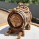 Бочка дубовая 3л old (под старину) + ручка (от 200грн) + гравировка (от 300грн)