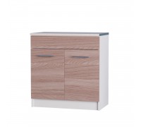 Eco Niz Sink 800, White, Dark Ash Shimo