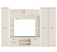 Wohnzimmer Sonata Set 27, Weiße Craft-Eiche