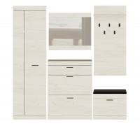 Hallway Sonata Set 10, White Craft Oak