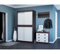 Hallway Sonata Set 14, Dark Wenge, White