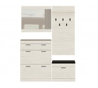Hallway Sonata Set 16, White Craft Oak