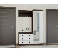 Hallway Sonata Set 17, Dark Wenge, White