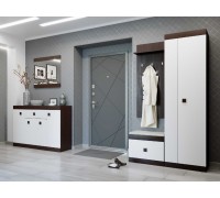 Hallway Sonata Set 20, Dark Wenge, White
