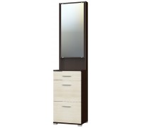 Shoe cabinet Briz TO-4, dark wenge.
