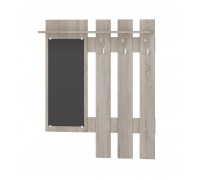 Tandem-Flurgarderobe mit Spiegel, Sonoma-Eiche