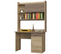 Computer desk with add-on 