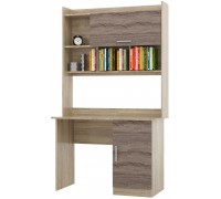 Компьютерный стол с надстройкой Школьник-5, Дуб Сонома, Трюфель Компьютерный стол с надстройкой Школьник-5, Дуб Сонома, Трюфель