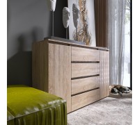 Chest of drawers KL-4 Light, Sonoma Oak