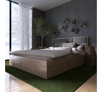 KL 1600 Light bed, 160x200 cm, without mattress base, Sonoma oak