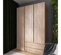 Dreitüriger Kleiderschrank Light SHL-3, Sonoma Eiche