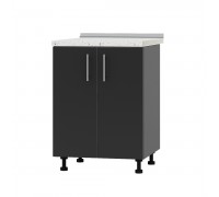 Kitchen module Optima Niz H82-600 Anthracite, Anthracite
