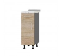 Jednostka kuchenna Optima Niz H74-300 Antracyt, Dąb Sonoma