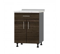 Kitchen module Optima Niz H75-600 Anthracite, Sonoma Oak Truffle