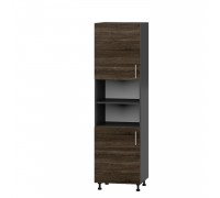 Kitchen module Optima Penal H76-600 Anthracite, Sonoma Oak Truffle