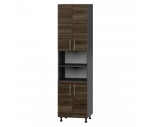 Kitchen module Optima Penal H78-600 Anthracite, Sonoma Oak Truffle
