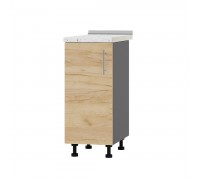 Kitchen unit Optima Niz H83-350 Anthracite, Craft Oak Gold
