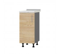 Кухонный модуль Оптима Низ Н83-370 Антрацит, Дуб Крафт Золотой Кухонный модуль Оптима Низ Н83-370 Антрацит, Дуб Крафт Золотой