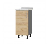 Kitchen unit Optima Niz H83-380 Anthracite, Craft Oak Gold