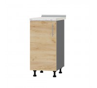 Kitchen unit Optima Niz H83-400 Anthracite, Craft Oak Gold