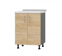 Kitchen unit Optima Niz H82-600 Anthracite, Craft Oak Gold