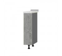 Küchenmodul Optima Niz H81-200 Anthrazit, Beton