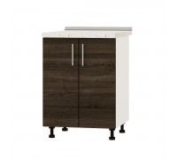 Кухонный модуль Оптима Низ Н84-600 Белый, Дуб Сонома Трюфель Кухонный модуль Оптима Низ Н84-600 Белый, Дуб Сонома Трюфель