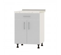 Kitchen unit Optima Niz H75-600 White, Nymphaea Alba (White)
