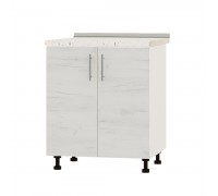 Kitchen unit Optima Niz H84-700 White, Kraft Oak White Kitchen unit Optima Niz H84-700 White, Kraft Oak White