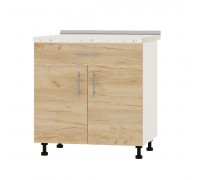 Kitchen unit Optima Niz H75-800 White, Kraft Oak Gold Kitchen unit Optima Niz H75-800 White, Kraft Oak Gold