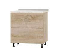 Кухонный модуль Оптима Низ Н86-800 Дуб Сонома, Дуб Сонома