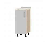 Kitchen unit Optima Niz H83-350 Sonoma Oak, Nymphaea Alba (White)