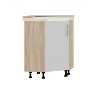 Mebel kuchenny Optima Niz H70-795 Dąb Sonoma, Nymphaea Alba (Biały)