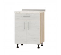 Jednostka kuchenna Optima Niz H75-600 Dąb Sonoma, Dąb Biały Craft