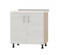 Küchenzeile Optima Niz H82-800 Sonoma Eiche, Craft Weißeiche