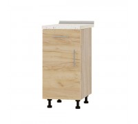 Кухонный модуль Оптима Низ Н74-400 Дуб Сонома, Дуб Крафт Золотой