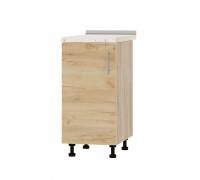 Кухонный модуль Оптима Низ Н83-400 Дуб Сонома, Дуб Крафт Золотой Кухонный модуль Оптима Низ Н83-400 Дуб Сонома, Дуб Крафт Золотой