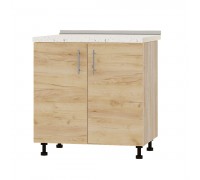 Küchenzeile Optima Niz H82-800 Sonoma Eiche, Craft Gold Eiche