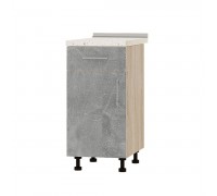 Jednostka kuchenna Optima Niz H74-400 Dąb Sonoma, Beton