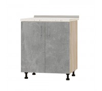 Kitchen unit Optima Niz H82-700 Sonoma Oak, Concrete