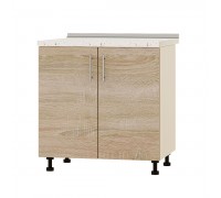 Кухонный модуль Оптима Низ Н84-800 Дуб молочный, Дуб Сонома Кухонный модуль Оптима Низ Н84-800 Дуб молочный, Дуб Сонома