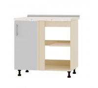 Kitchen unit Optima Niz H89-845 Milk Oak, Nymphaea Alba (White)