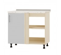 Кухонний модуль Оптима Низ Н89-895 Дуб молочний, Німфея Альба (Білий) Кухонний модуль Оптима Низ Н89-895 Дуб молочний, Німфея Альба (Білий)