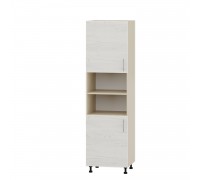 Küchenmodul Optima Federmäppchen H76-600 Milcheiche, Krafteiche Weiß