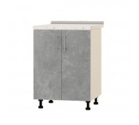 Szafka kuchenna Optima Niz H84-600 Dąb mleczny, Beton Szafka kuchenna Optima Niz H84-600 Dąb mleczny, Beton