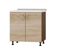 Кухонный модуль Оптима Низ Н82-800 Венге темный, Дуб Сонома Кухонный модуль Оптима Низ Н82-800 Венге темный, Дуб Сонома