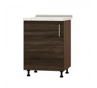 Kitchen unit Optima Niz H83-600 Dark Wenge, Sonoma Oak Truffle
