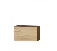 Küchenzeile Optima Top B09-600 Dark Wenge Oak Craft Gold