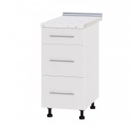 Szafka kuchenna Modern Niz H87-400 Biała, Biały połysk Szafka kuchenna Modern Niz H87-400 Biała, Biały połysk
