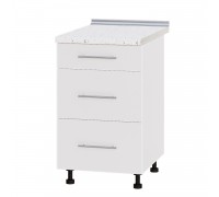 Кухонный модуль Модерн Низ Н87-500 Белый, Белый Глянец